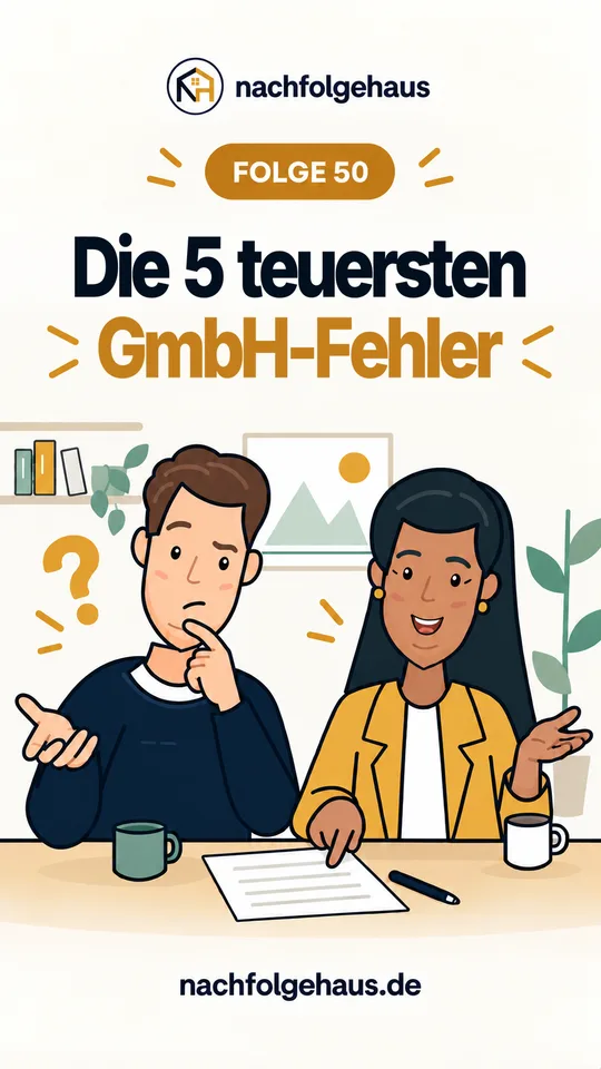 GmbH-Klartext Folge 50: Die 5 teuersten GmbH-Fehler – Jubiläumsfolge 50