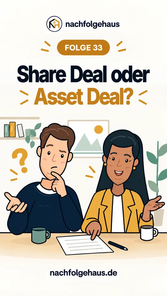 GmbH-Klartext Folge 33: Share Deal oder Asset Deal? So wird eine GmbH verkauft