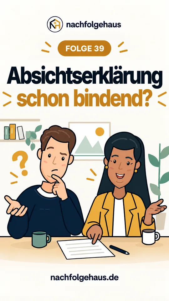 GmbH-Klartext Folge 39: Absichtserklärung (LOI) – schon bindend?