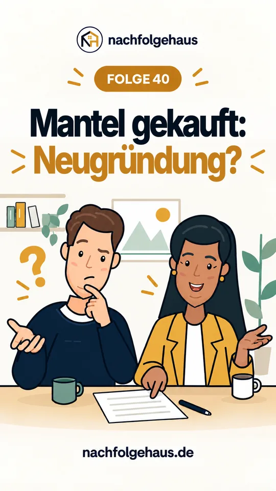 GmbH-Klartext Folge 40: GmbH-Mantel gekauft – wirtschaftliche Neugründung?